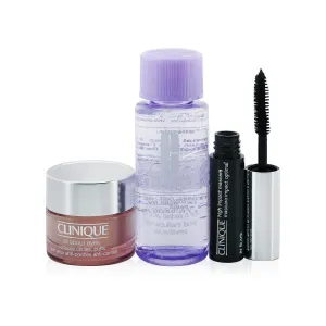 Clinique Eye Favourites Set: All About Eyes 15ml  Take The Day Off Makeup Remover 50ml  High Impact Mascara 3.5ml  Bag  3pcs 1Bag