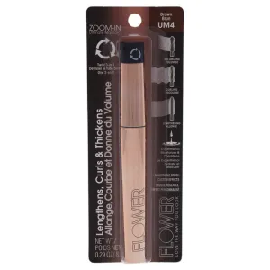 Flower Beauty Zoom In Ultimate Mascara - UM4 Brown Brun by Flower Beauty for Women - 0.29 oz Mascara