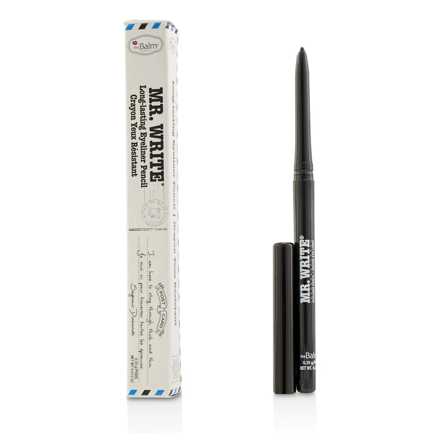 TheBalm Mr. Write Long Lasting Eyeliner Pencil - # Diamonds (Black)  0.35g/0.012oz