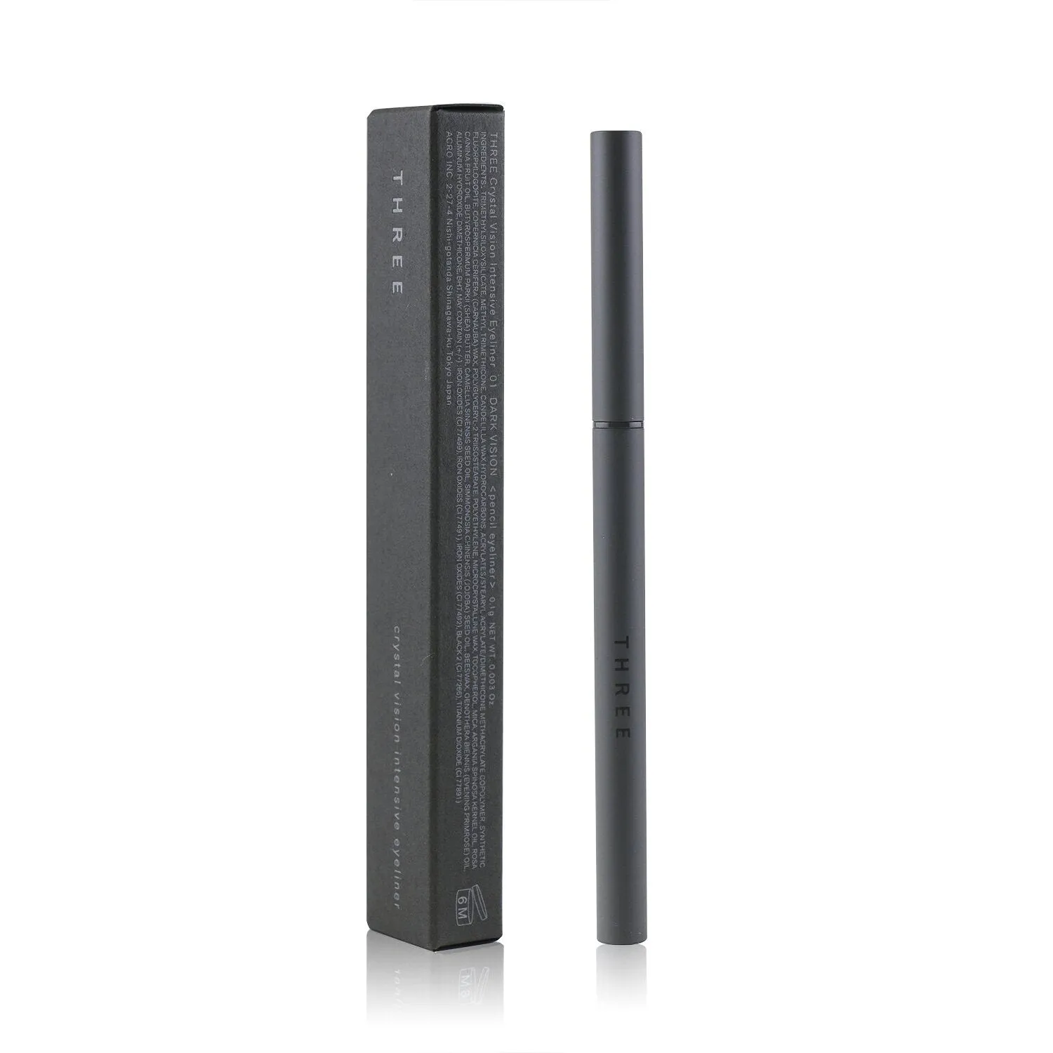 THREE Crystal Vision Intensive Eyeliner - # 01 Dark Vision  0.1g/0.003oz