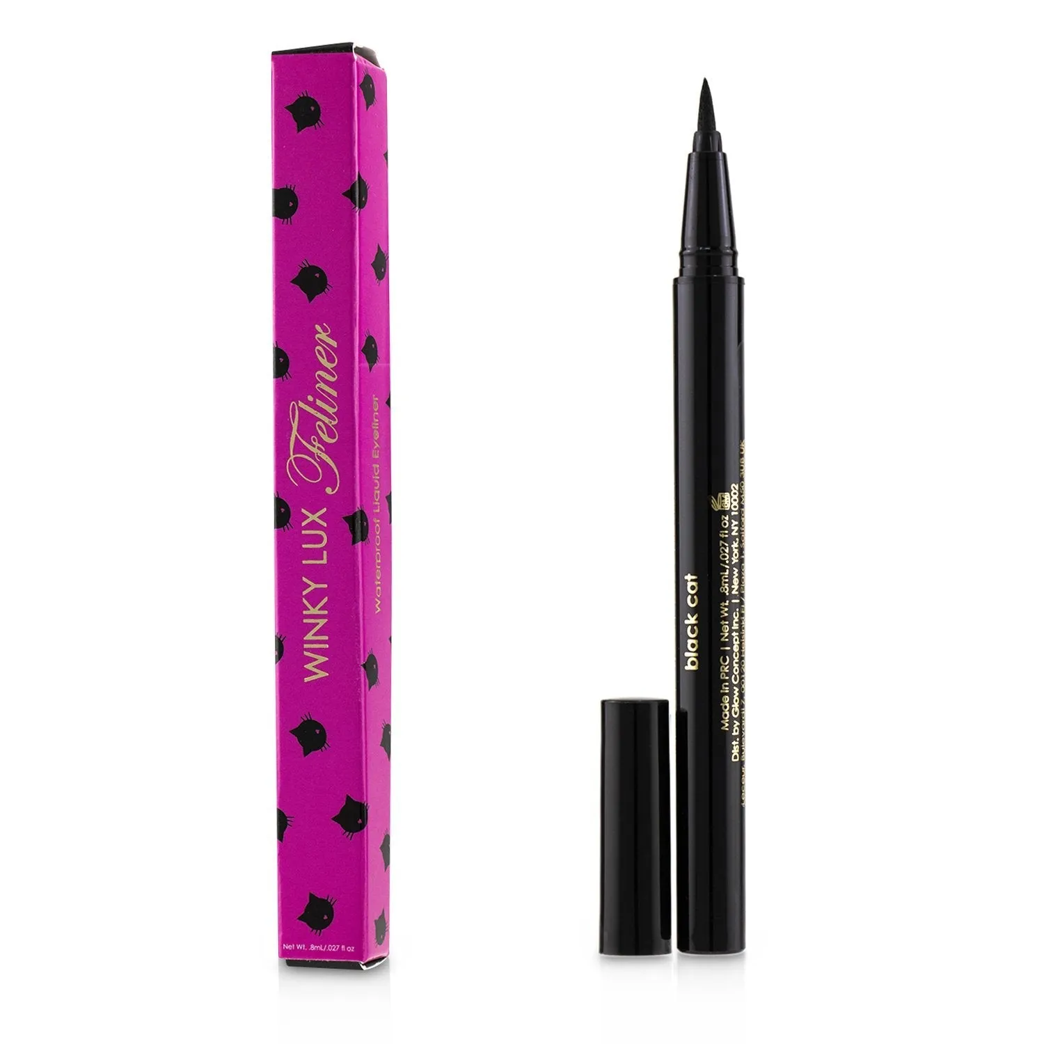 Winky Lux Feliner Waterproof Liquid Eyeliner - # Black Cat  0.8ml/0.027oz