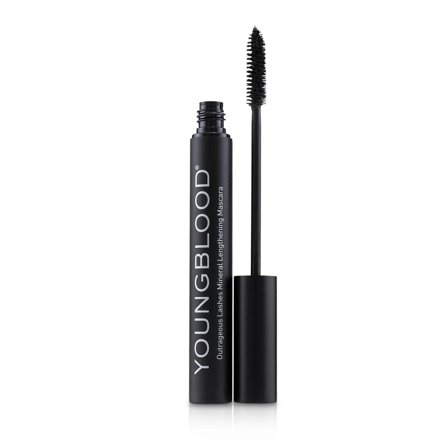 Youngblood Outrageous Lashes Mineral Lengthening Mascara - # Blackout (Box Slightly Damaged)  8.3ml/0.28oz